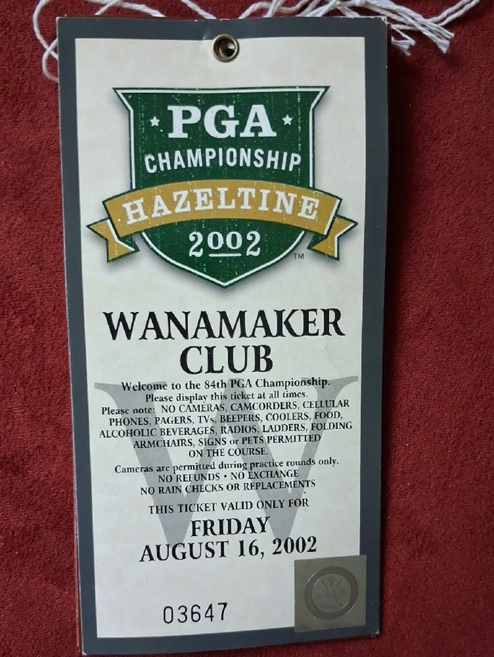 N/A official pga